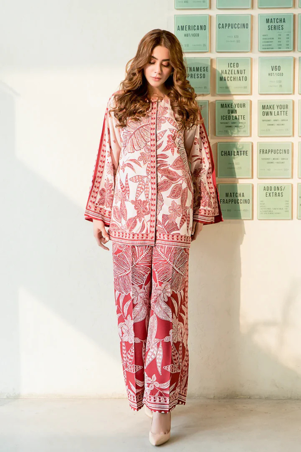 Rosewood Botanical Printed 2-Piece Suit