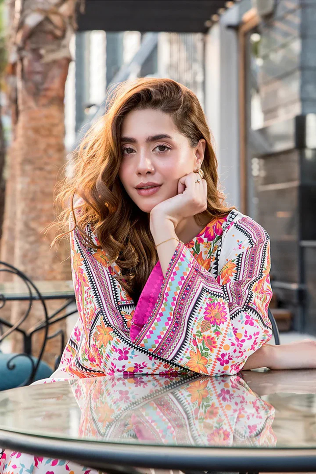 Floral Symphony Printed 2-Piece Suit