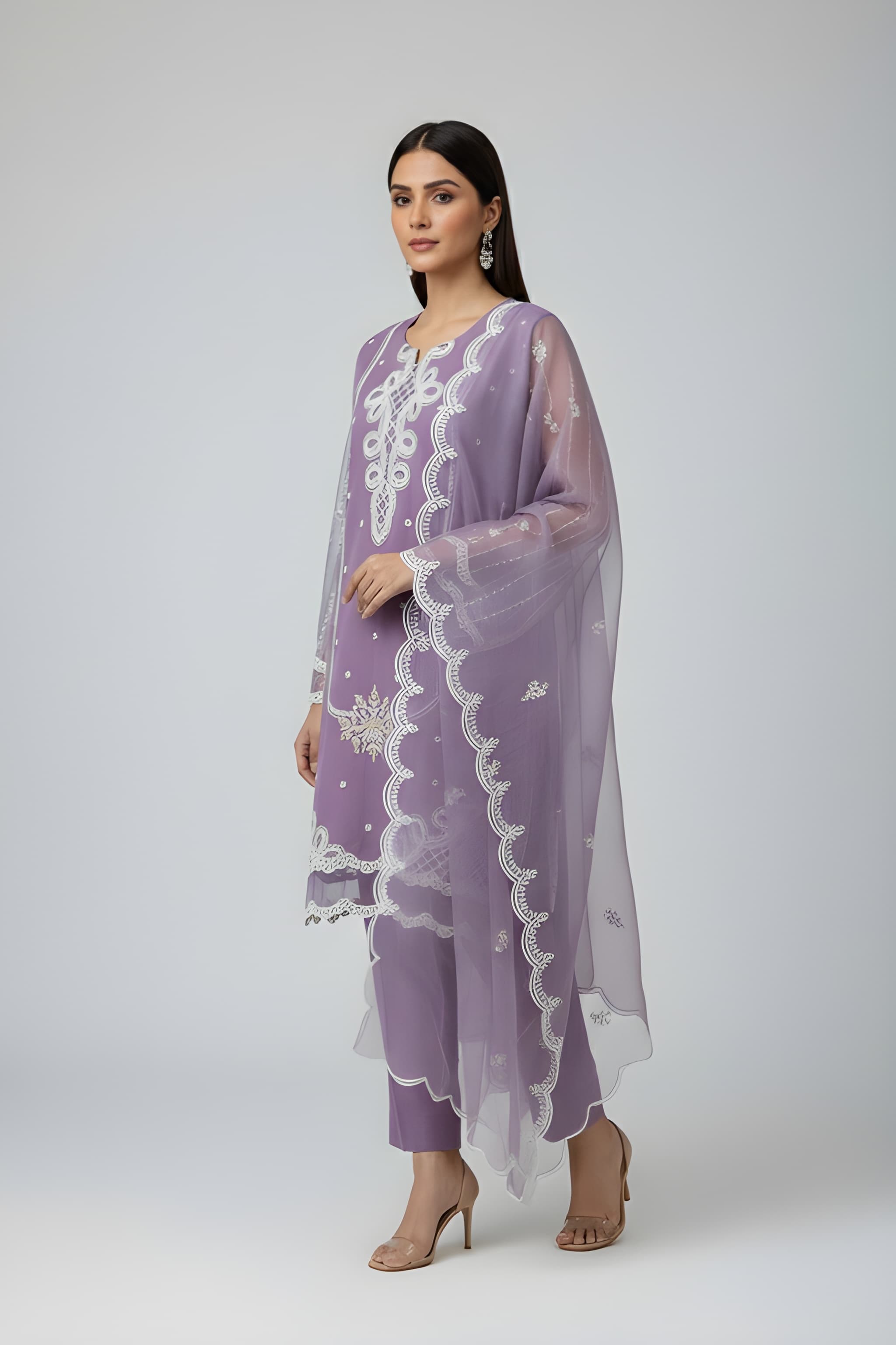 Garnet Grace Embroidered - 3 piece