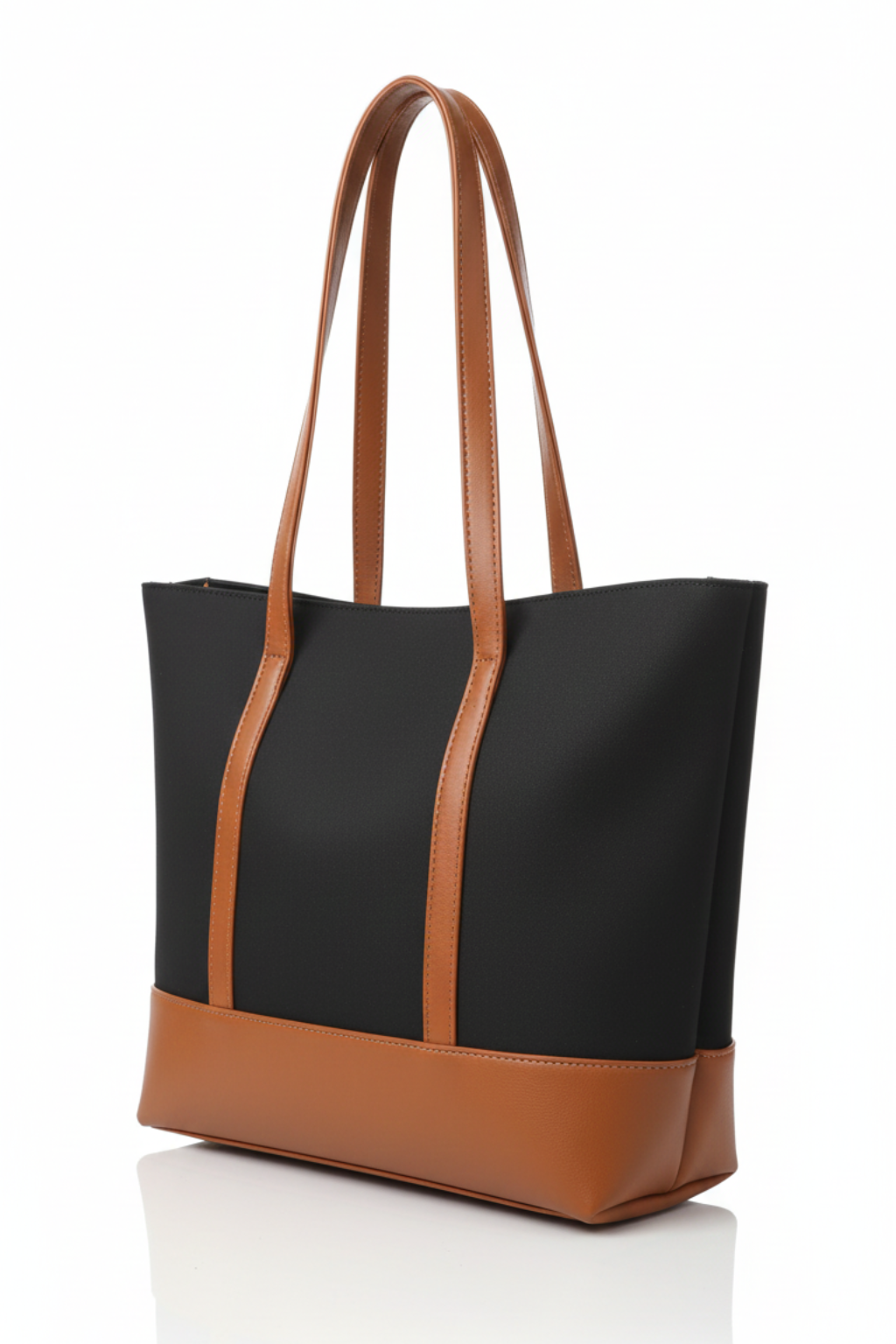 Classic Contrast Tote Bag