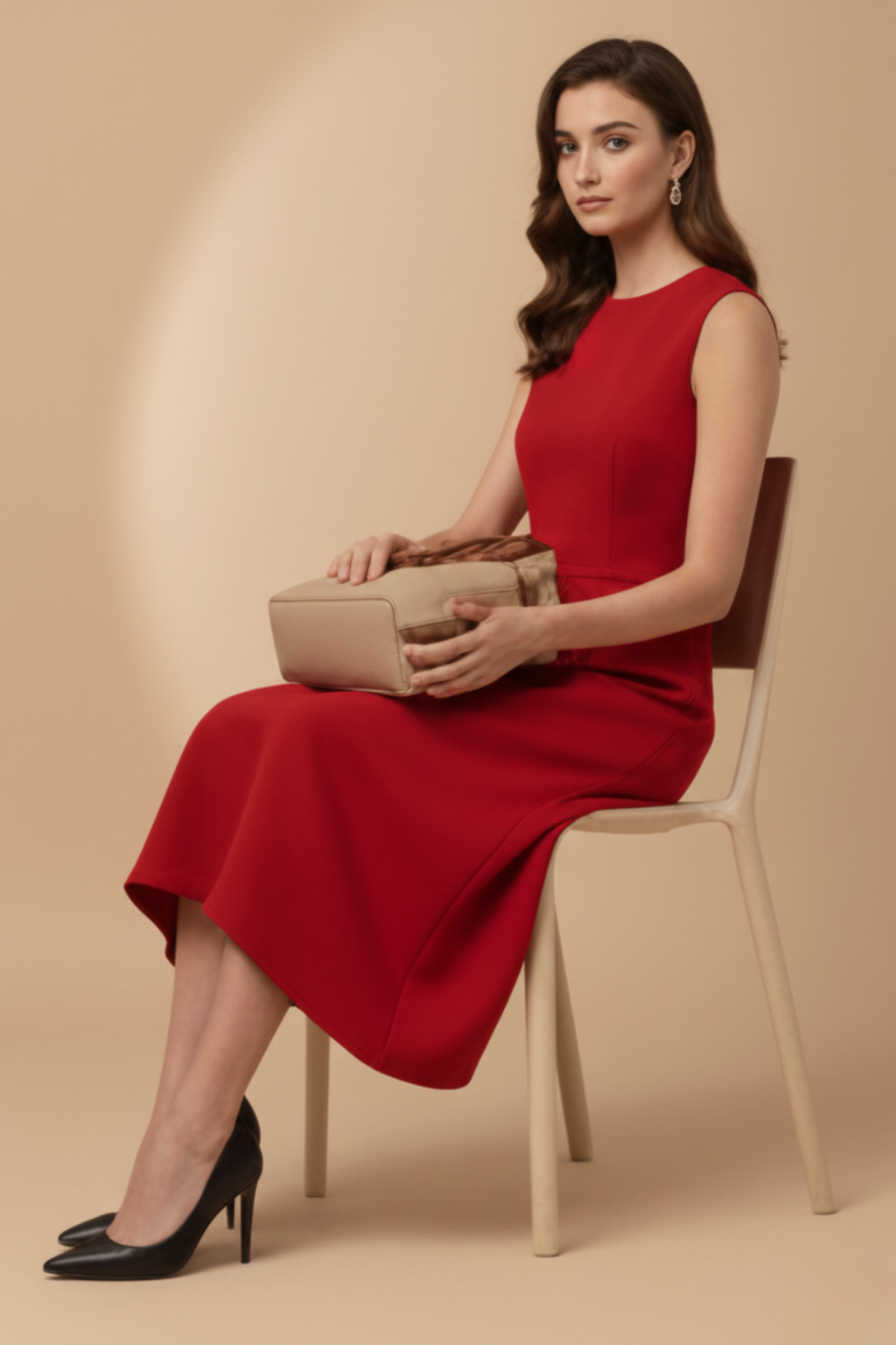 Elegant Buckle Top-Handle Bag