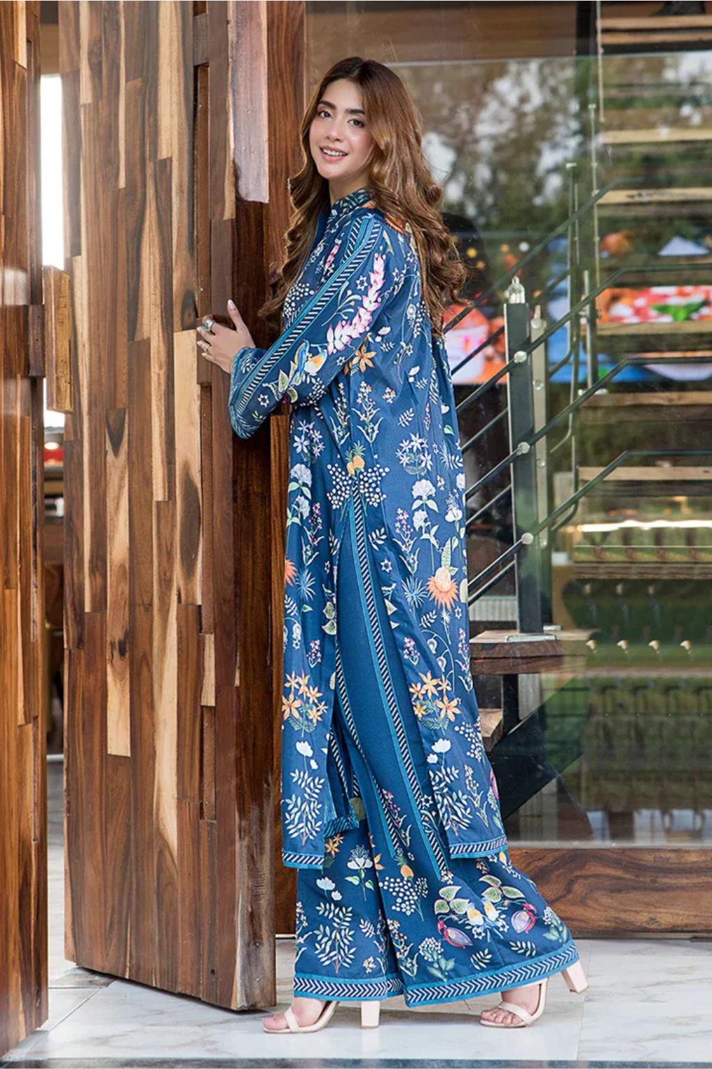 Midnight Garden Printed 2-Piece Suit