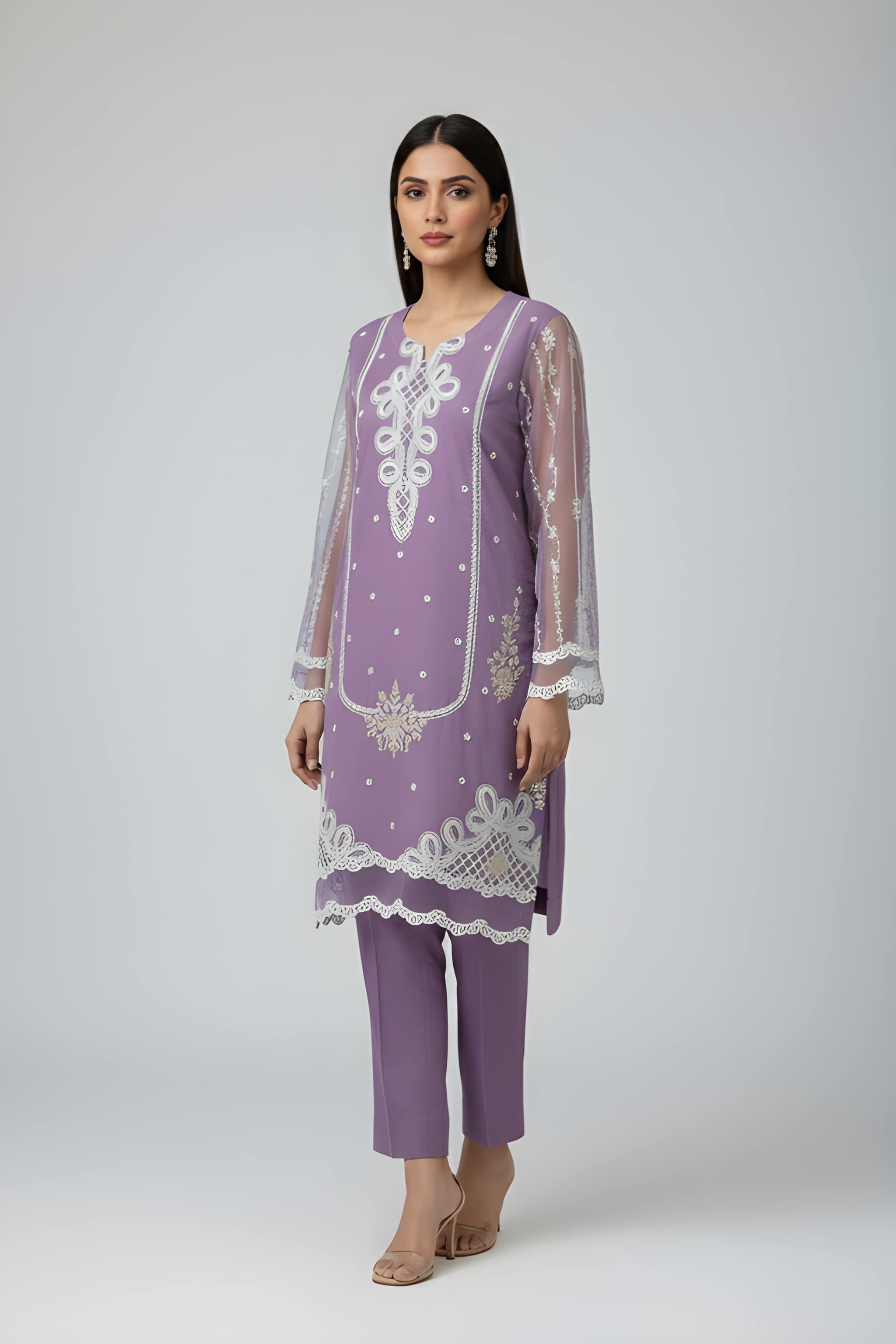 Garnet Grace Embroidered - 3 piece