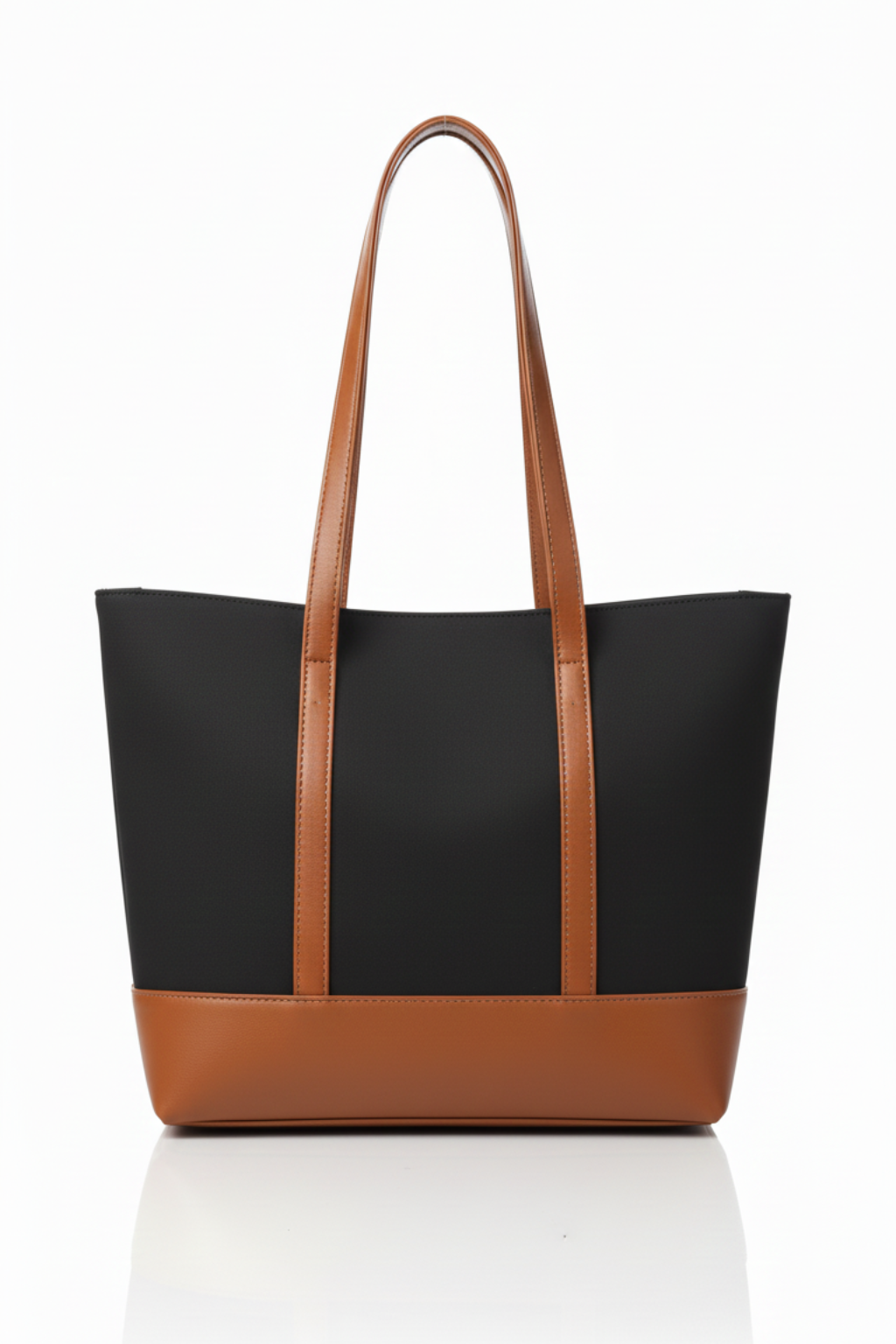 Classic Contrast Tote Bag