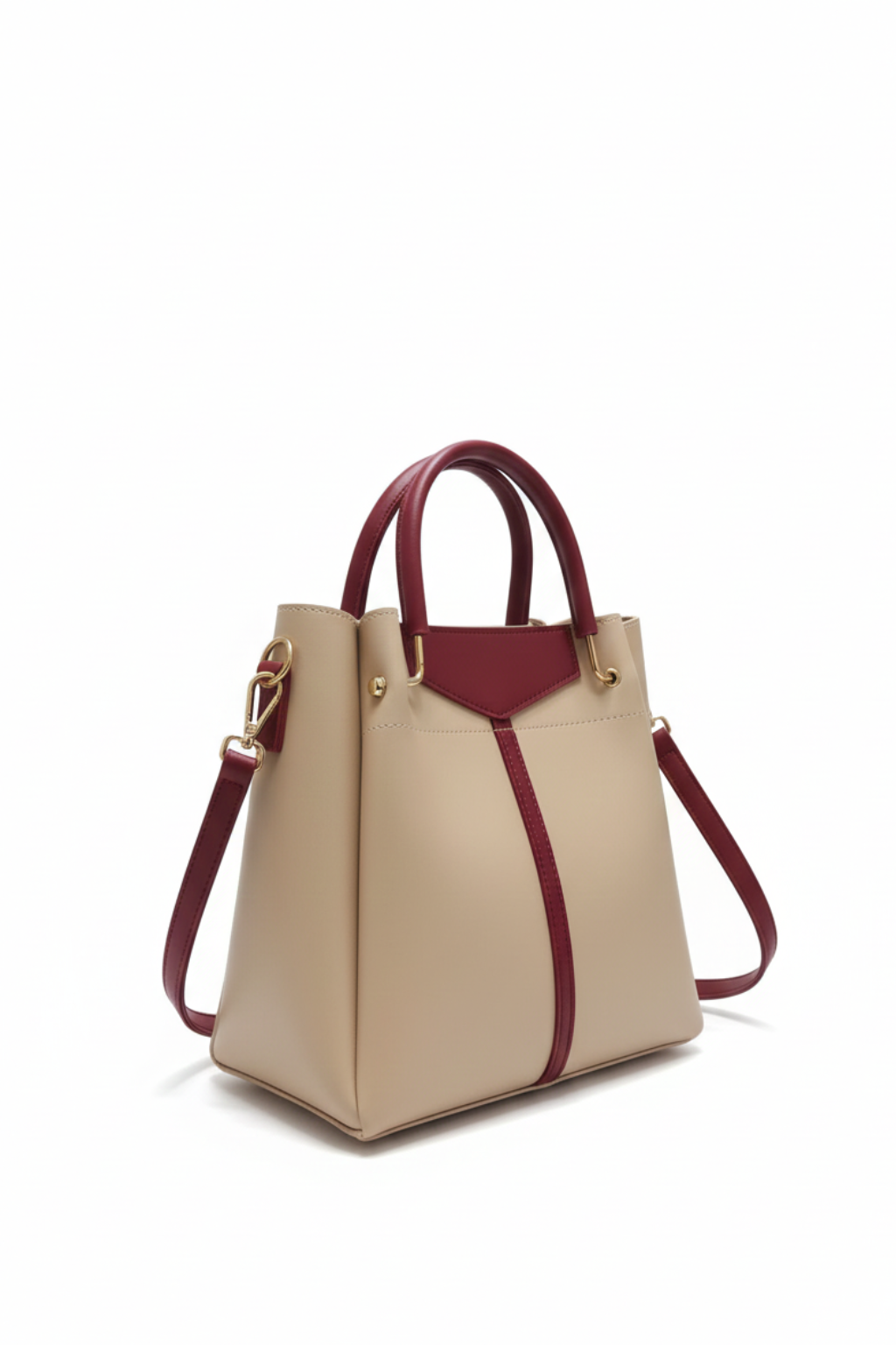 Ivory Muse Structured Handbag