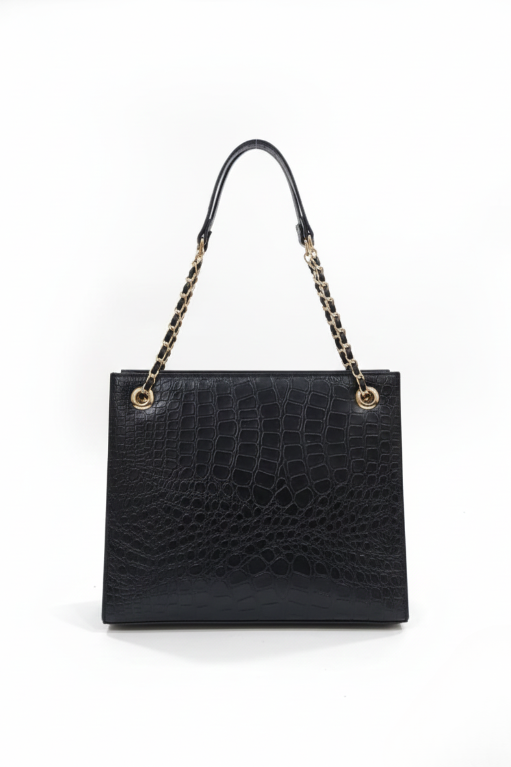 Midnight Chain Luxe Tote