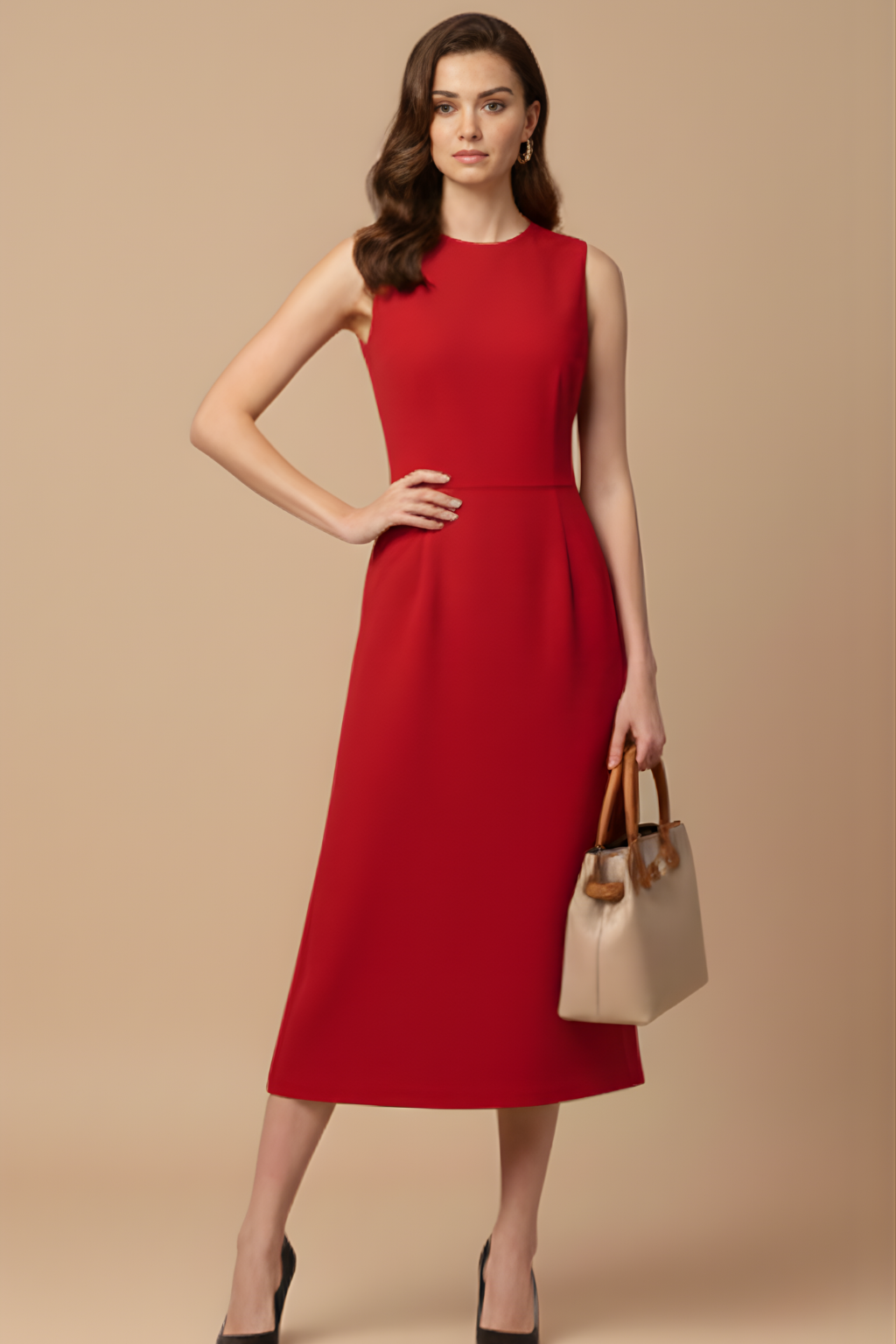 Elegant Buckle Top-Handle Bag